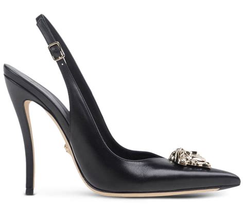 tacchi versace 2021|versace slingback shoes.